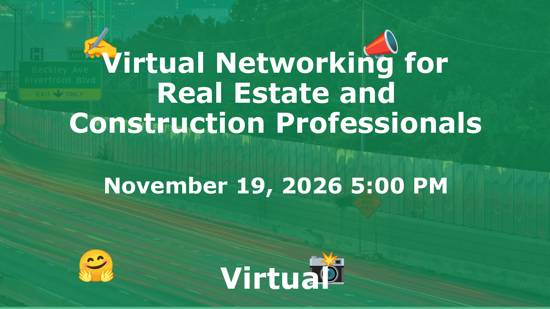 Virtual Networking for Real Estate and Construction Professionals event image